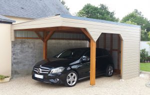 aménagement extérieur carport